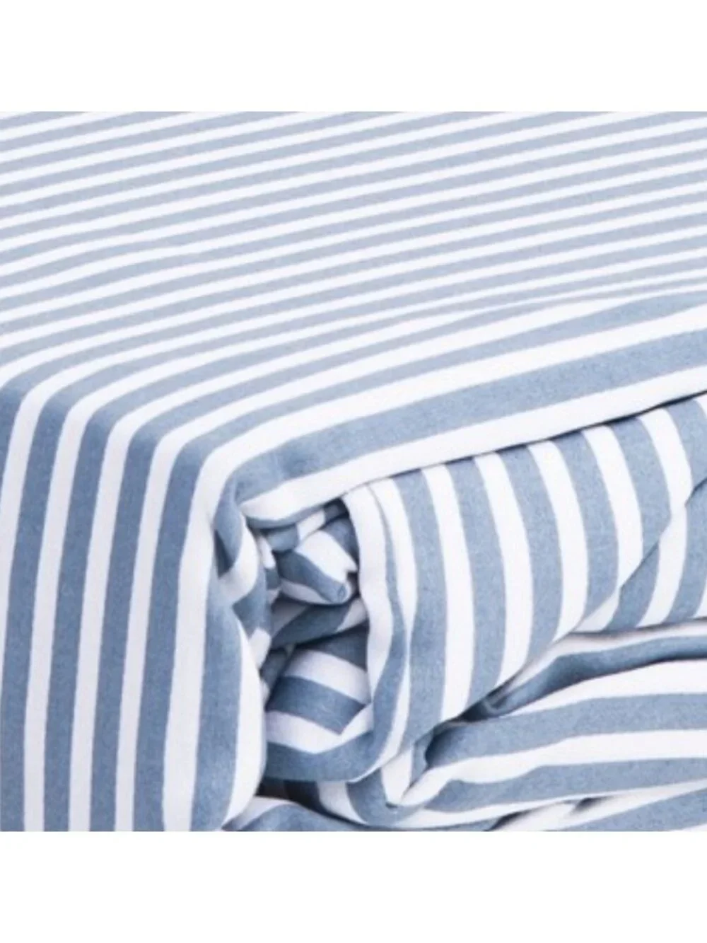 RACHEL ZOE Cotton Striped Sheet Set With Ruffle Trim